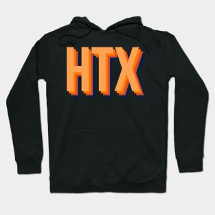 HTX in orange Hoodie